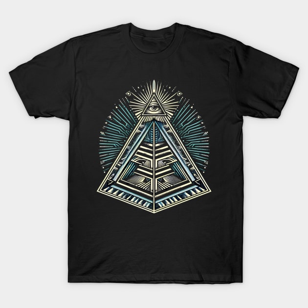 new world order - world order illuminati new world order T-Shirt by vaporgraphic